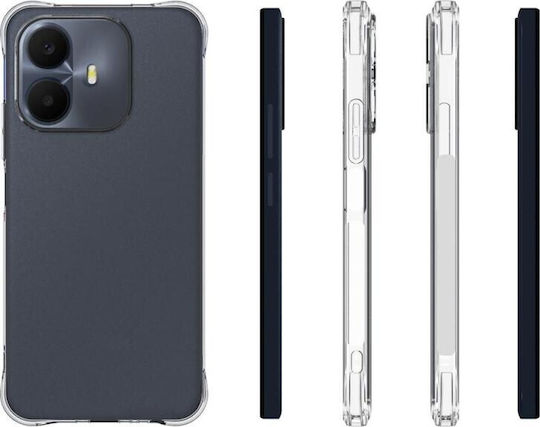 Брониращ калъф от силикон, прозрачен, за Tcl K70 4G K70 Power 4G