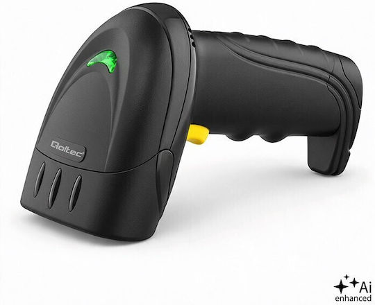 Qoltec Scanner Portabil cu Capabilitate de Citire Coduri de Bare 1D