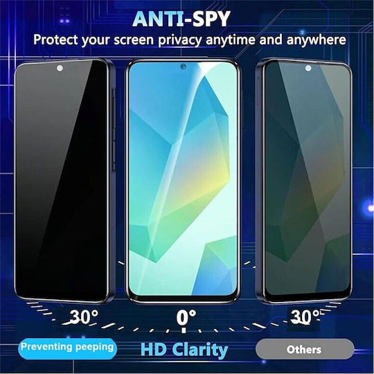 Tcl K70 5g Kalebol Privacy Full Tempered Glass Προστασία Οθόνης Black