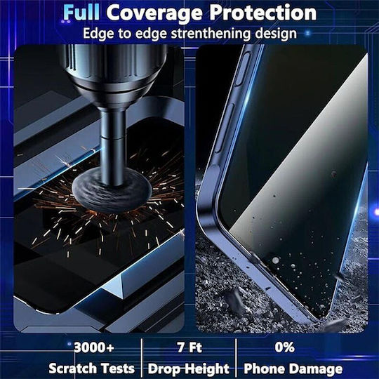 Tcl K70 5g Kalebol Privacy Full Tempered Glass Προστασία Οθόνης Black