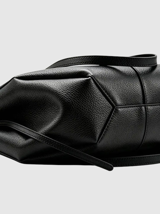 Leather Women's Shopper Bag Black