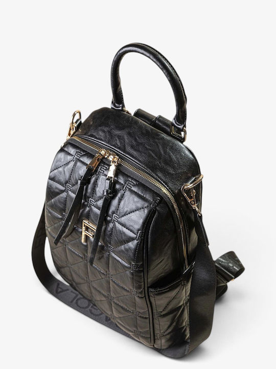 Damentasche Rucksack Schulter Grau