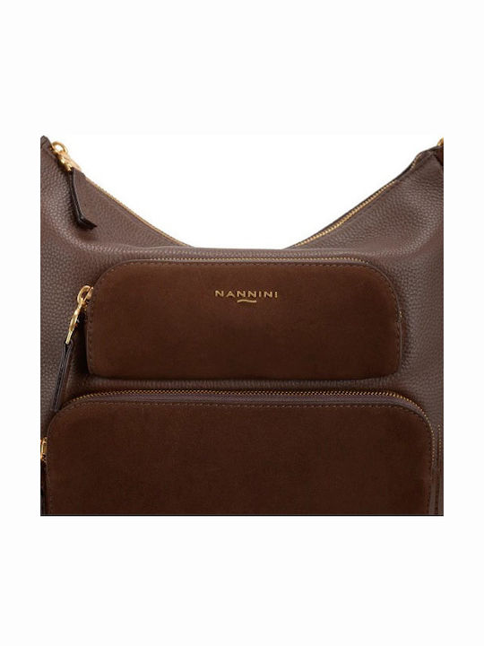 Brown Leather Women's Hobo Bag
