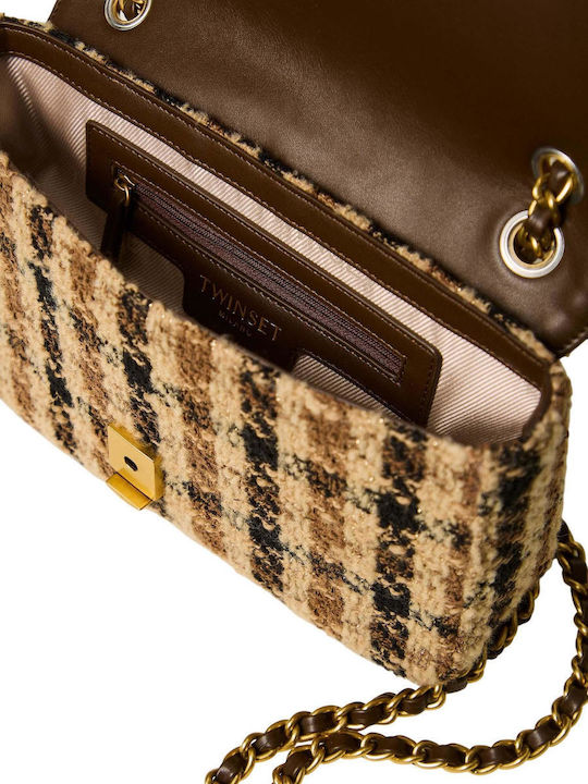 Mehrfarbige Flap-Tasche für Damen