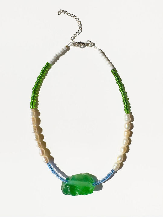 Kaleido Green Necklace