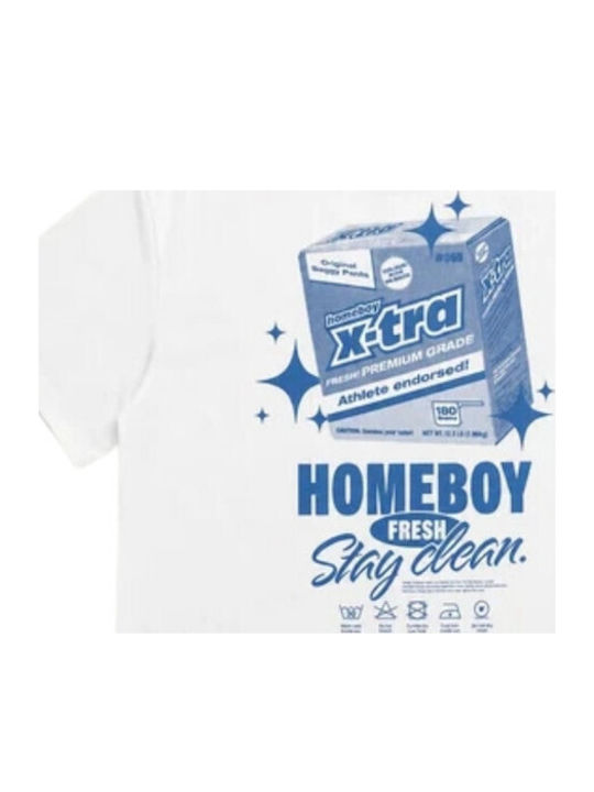 Homeboy Stay Clean T-shirt White 01TS3018