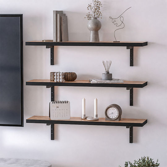 Рафтове Versa Pine Oak (3 бр.) 80x19x17 см