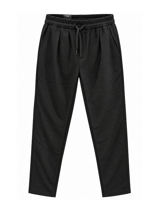Men's Regular Fit Trousers Black
