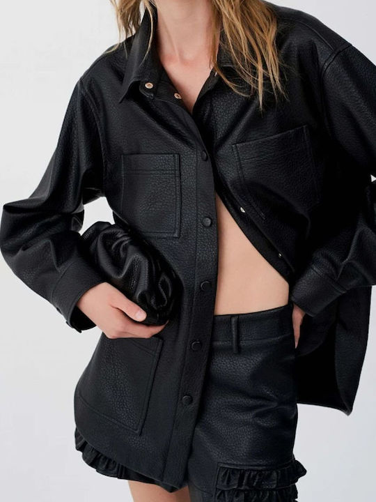 Women's Black Overshirt