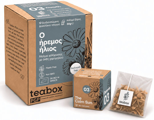 Teabox Organic Product Tea The Calm Sun 12 Bags