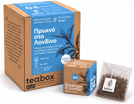 Teabox Organic Product Black Tea Breakfast in London 12 Bags