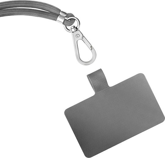 Zanaé Cordella Series Adjustable Smartphone Neck Lanyard Adapter Grey