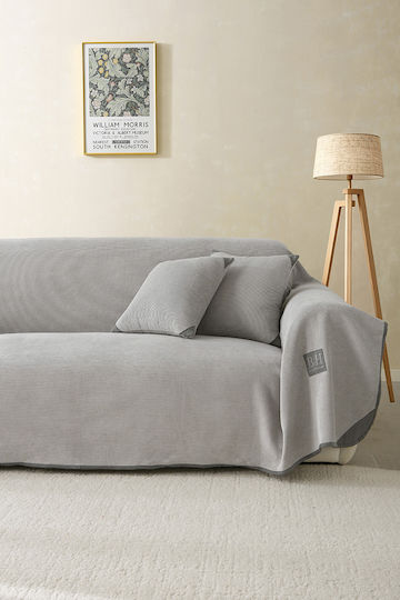 Beauty Home Σετ Ριχτάρια 2τμχ Γκρι