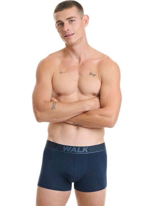 Men's Burgundy Printed Boxer