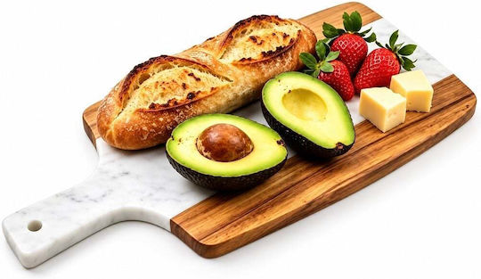 Wooden Cheese Serving Platter 38x19cm
