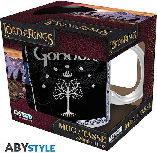 Abysse Gondor Cană Ceramică Argintie 320ml