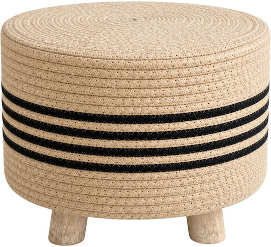 Taburete de Cameră de zi Bej 29x29x28εκ