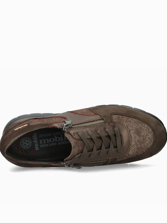 Γυναικεία Ανατομικά Sneakers Καφέ
