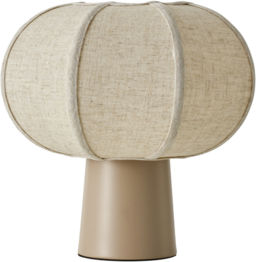 Eurolamp Table Lamp for E27 Socket with Beige Shade and Base