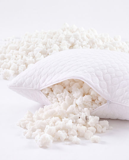 Quilted Bed Pillow Polyester Anatomic 50x70cm