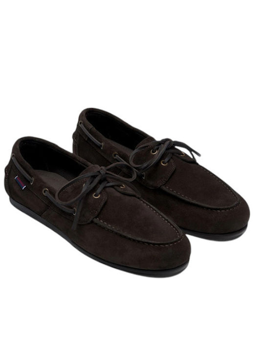 Γυναικεία Boat Shoes σε Καφέ Χρώμα