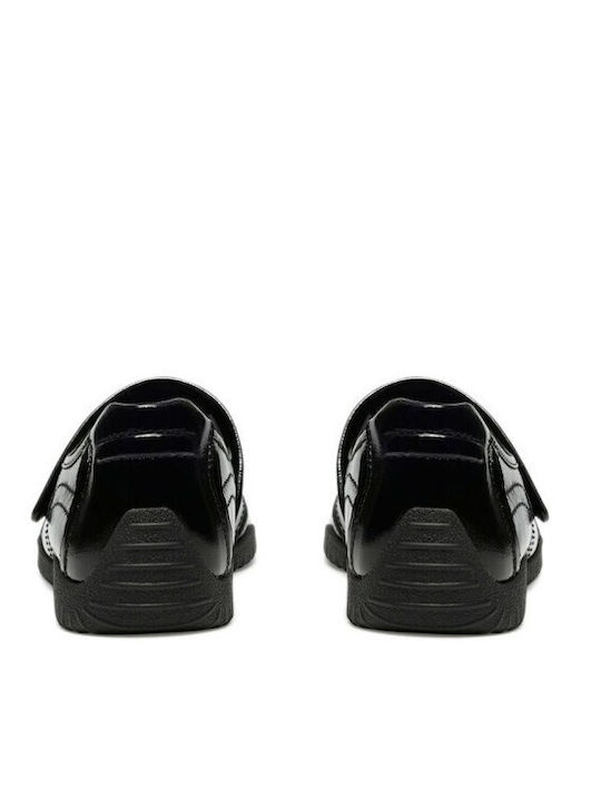 Mary Damen-Ballerinas aus schwarzem Lackleder Black Patent