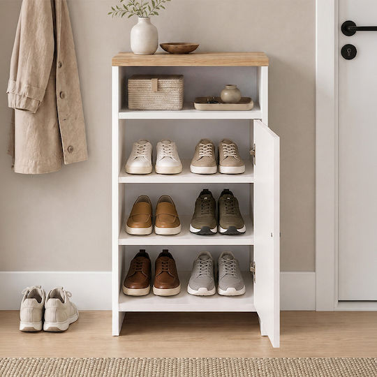 Talsa Wooden White 50x35.3x86cm Talsa Wooden White 50x35.3x86cm