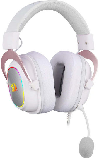 Redragon Zeus-X Over Ear Gaming Headset με σύνδεση USB Λευκό