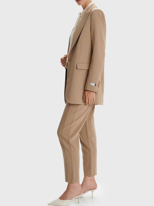 ALE - The Non Usual Casual Women's Beige Blazer