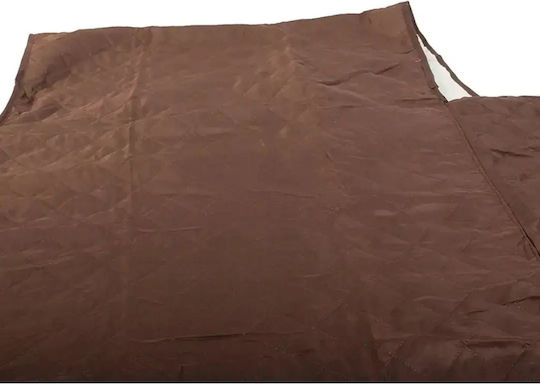 Elastic Cover for Armchair Brown Beige 170x175cm 1pcs AT0001558