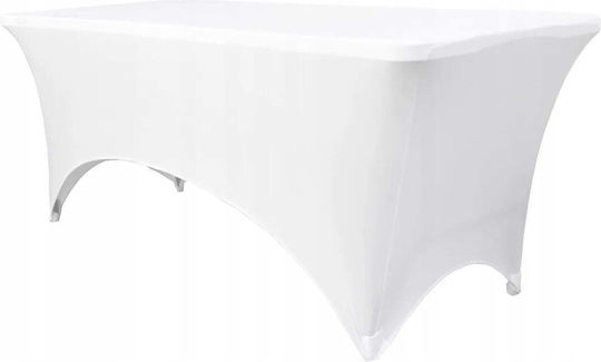 Aptel Protective Table Cover 240x74cm in White Colour