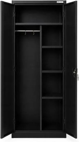 Double-leaf Metallic Cabinet 185x90x45 cm