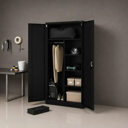 Double-leaf Metallic Cabinet 185x90x45 cm