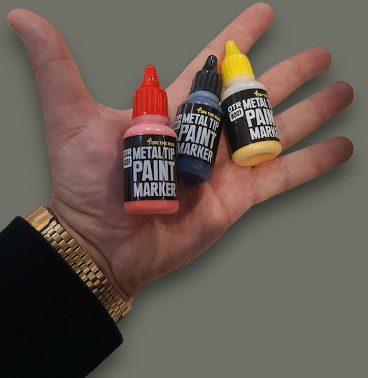 On The Run Metal Tip Nachfülltinte für Marker Neon Aprikose 20 ml