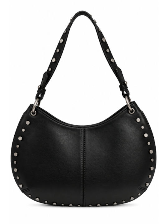 Damen-Hobo-Tasche Schwarz WF-PH6120-27SB-SCHWARZ