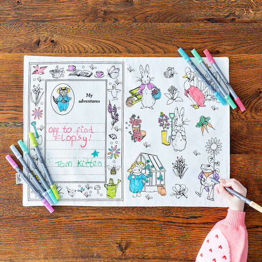 Suport de Farfurie „eat Sleep Doodle” Peter Rabbit Tom Kitten Tkptg
