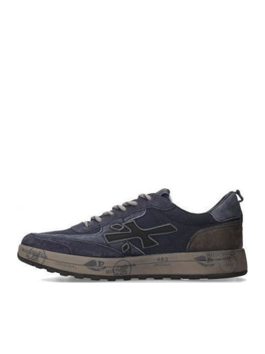 Premiata Nous Sneakers Navy Μπλε