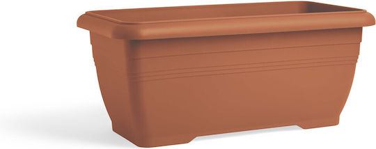 Viomes Planter Box Plastic Terracotta 80x38x31cm.