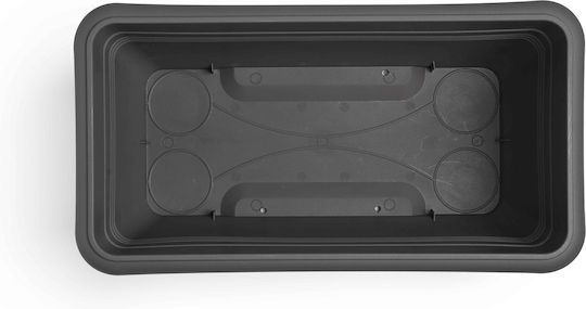 Planter Box Terracotta 45L-70x34x27h cm-Gray Brown