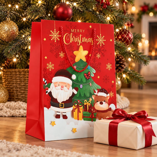 Chengxin Paper Christmas Gift Bag 26x10x38cm (Various Designs)