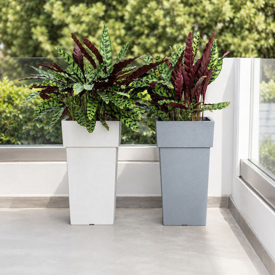Flower Pot Tetp Linea Mosaic 46L-33x33x60cm-stone