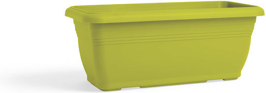 Viomes Tepakota Planter Box Plastic Green/yellow 45x21x18cm.