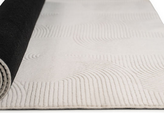 Tzikas Carpets Relief 26169- Rectangular Rug White Cream 120x170cm