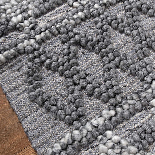 Silk Fashion Χαλί Ορθογώνιο Ανοιχτό Γκρι 60x130cm