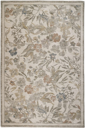 Viokarpet Blossom 04113b Rectangular Rug Cream 140x190cm