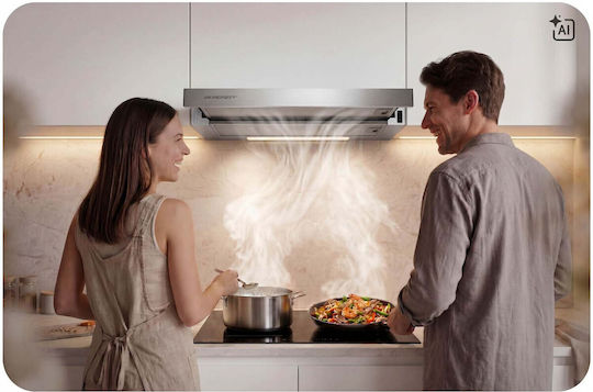 Плъзгащ се аспиратор 60 cm Inox