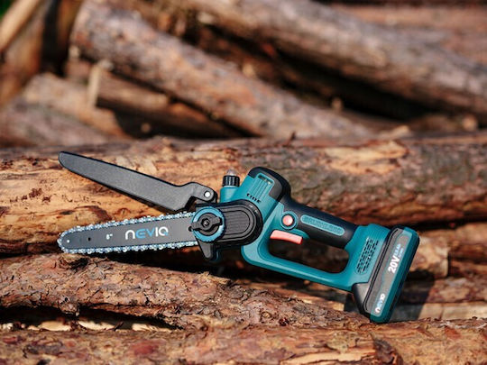 NeviQ Battery Chainsaw 2x2Ah 20V with 20.32cm Blade