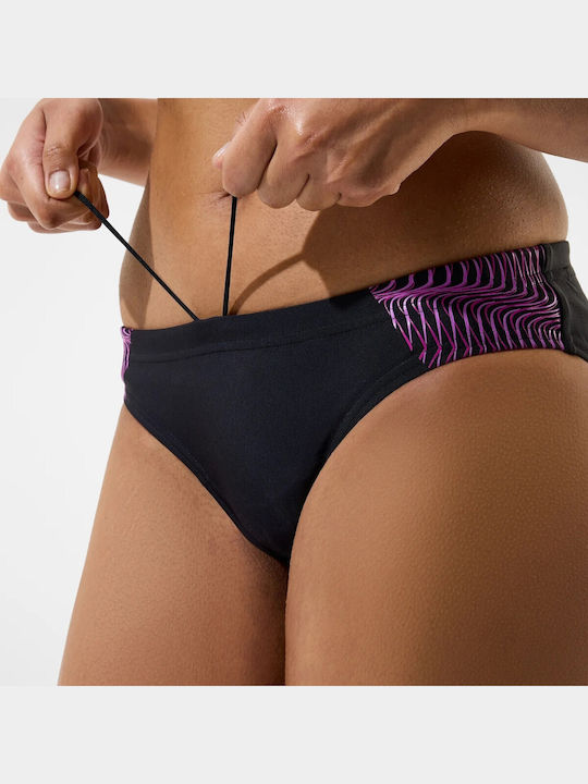 Αθλητικό Set Bikini Brazil Ψηλόμεσο Μαύρο