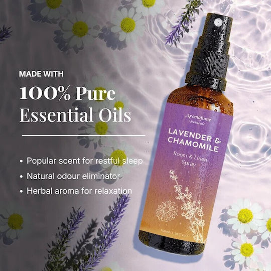Αρωματικό Σπρέι Natural Room Pillow Spray Χαμομήλι & Λεβάντα 100ml