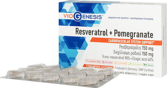 Resveratrol + Rodie 150 mg 30 Capsule